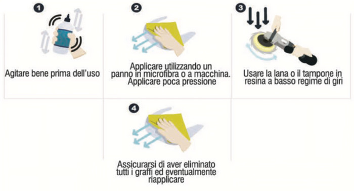 istruzioni per Metal restorer 