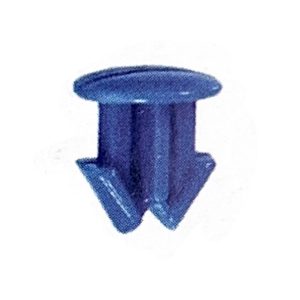 Bottone fissaggio targa blu