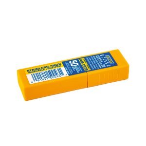 Astuccio da 50 lame da 9 mm in acciaio inox