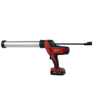Pistola a batteria Milwaukee con tubo in alluminio da 600 ml.