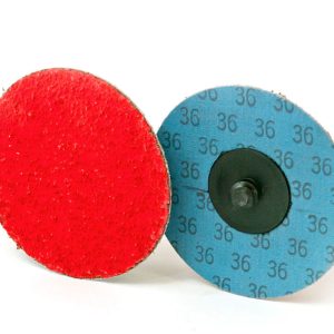 Dischi a fissaggio rapido ceramici 75mm grana 24