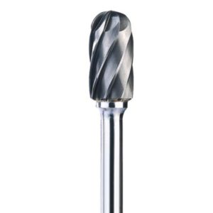 Fresa al carburo di forma cilindrica sferica 10x20x6 – AL per alluminio