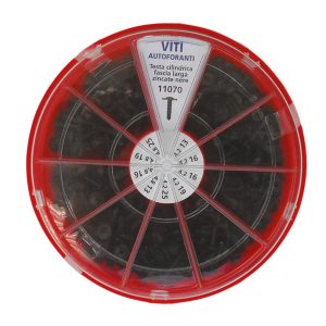 Assortimento 420 viti autoforanti zincate nere