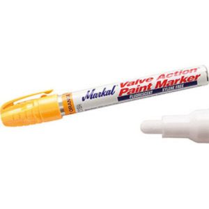 Marcatore a destinazione industriale di colore arancione fluo