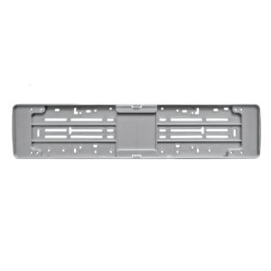 Portatarga in plastica silver anteriore 357