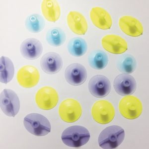 Kit 25 ventose varie forme (5X5 forme)
