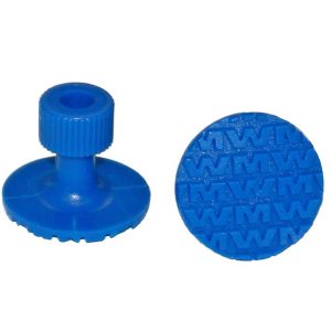 Kit 10 ventose blu tonde con forte trazione ∅ 26 mm
