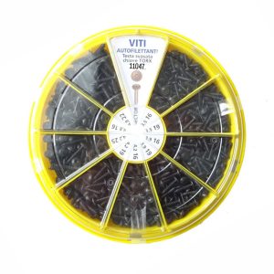 Assortimento 670 viti autofilettanti zincate nere
